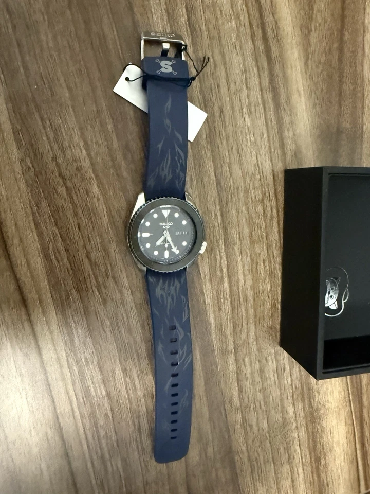 NUEVO SEIKO 5 EDICIÓN LIMITADA UNA PIEZA ESFERA AZUL SABO Foto 3 de 4