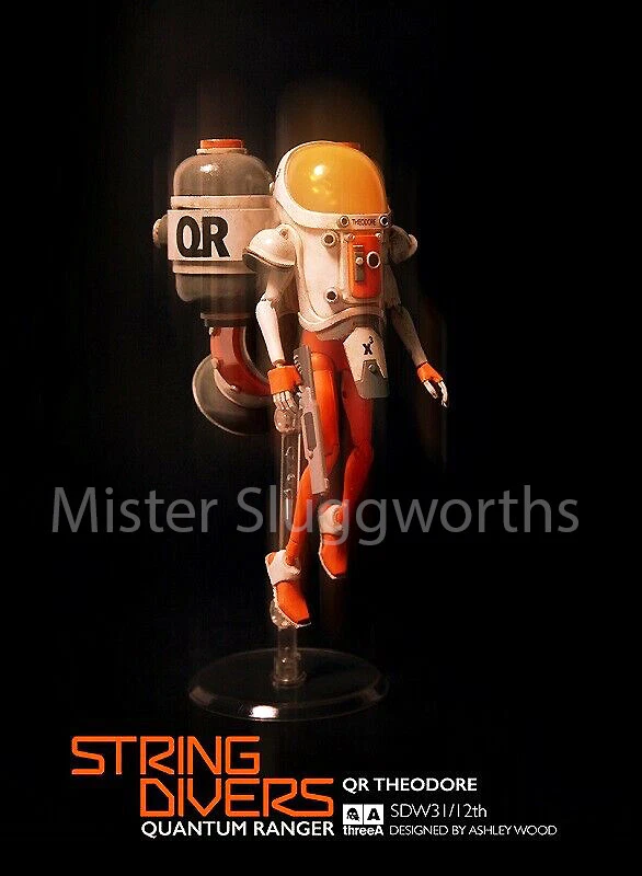 NUEVO 2015 Japón Takara 3A String Diver Theodore Ashley Wood Microman Micronauts Foto 2 de 4