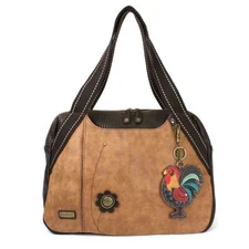Chala Bowling Bag Handbag Purse Rooster Shoulder Bag NWT