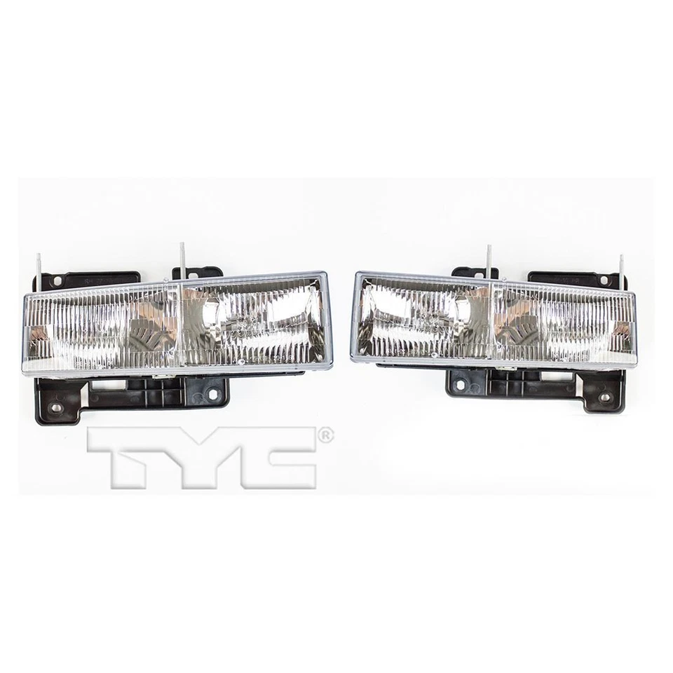 Conjunto de faros izquierda derecha 2x para Chevrolet K2500 1990-2000 PA Foto 2 de 4