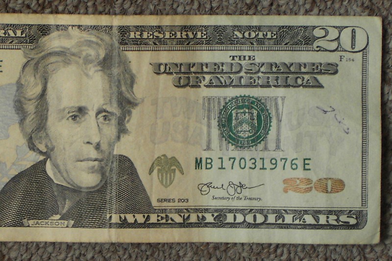 $20 2013 FEDERAL RESERVE NOTE  FANCY SERIAL NUMBER 17 03 1976 Birthday Note