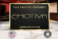EMOTIVA Home Movie Theater Sign