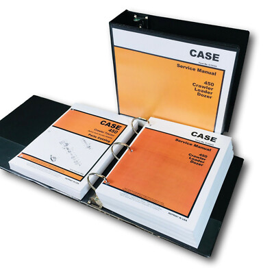 Case 450 Crawler Loader Dozer Service Manual 188 Diesel Engine Part Set ...