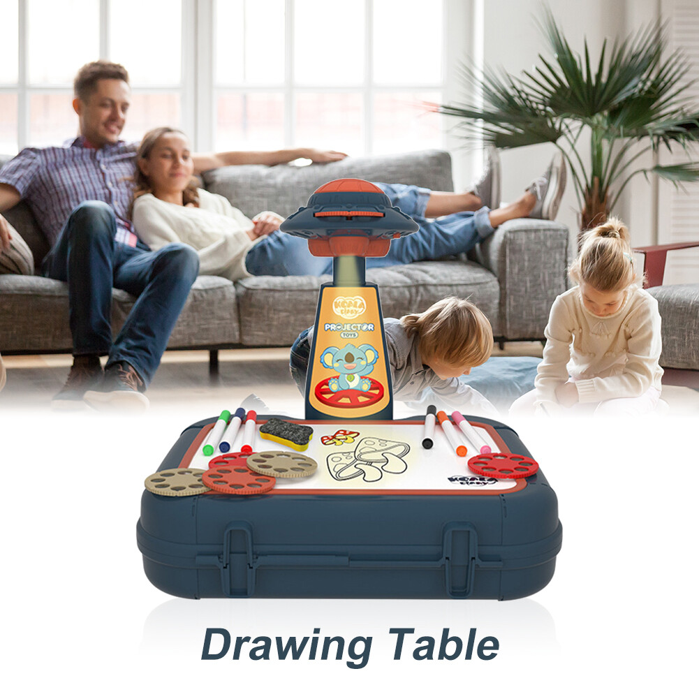 Drawing Projector Writing Tablet Doodle Board Electronic Drawing Pad eBay