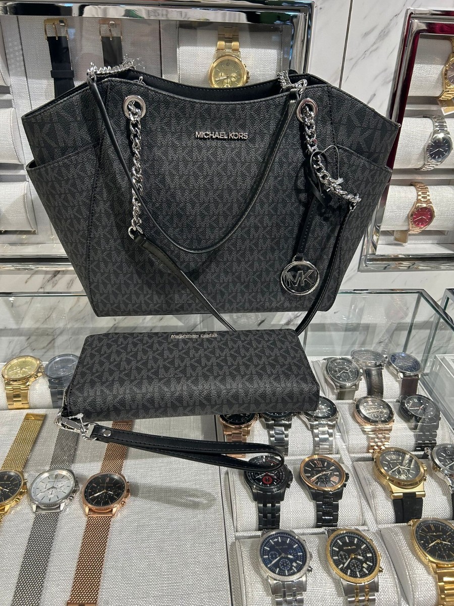 Michael Kors Jet Set Travel Large Chain Shoulder Tote Bag+ 