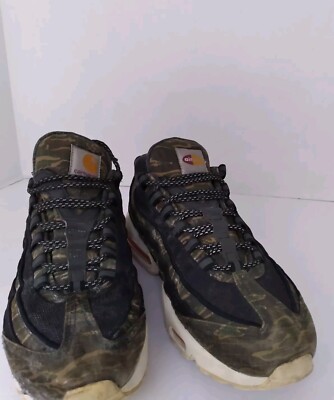 Carhartt x Nike Air Max 95 Camo Sneaker Streetwear Collaboration