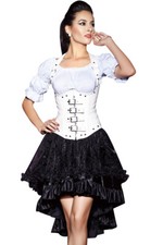 Gonna Gotica Alta/bassa In Pizzo Da Donna - Design Punk