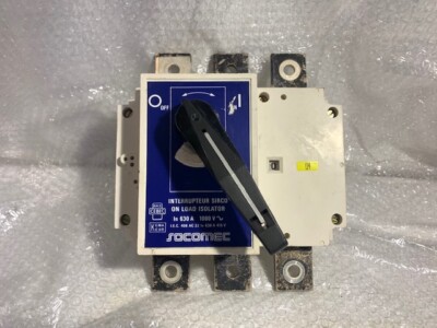 SOCOMEC Interrupteur Sirco On Load Isolation In 630A 1000V~