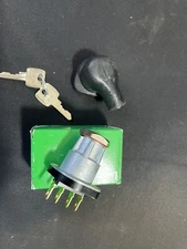 BSA TRIUMPH NORTON OEM LUCAS NEW IGNITION SWITCH & BOOT SINGLE CUT KEY