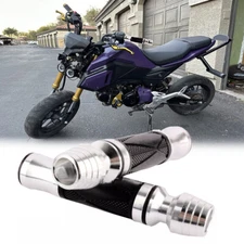 Long 7/8" Motorcycle Handlebar Hand Grips For Honda GROM 125 MSX 125 2000-2024