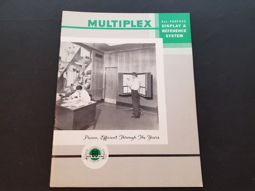 1963 Multiplex Display Fixture Company Display Reference System Spec & Prices