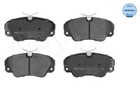 Meyle 025 213 6819 Bremsbelagsatz, Scheibenbremse FüR Opel, Vauxhall