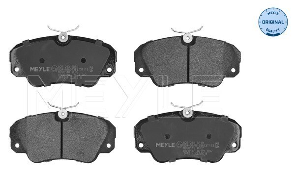 Meyle 025 213 6819 Bremsbelagsatz, Scheibenbremse FüR Opel, Vauxhall-image