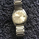 Vintage Seiko 7005 7052 Silver Dial Men Automatic Watch Japan Round Shape 36mm
