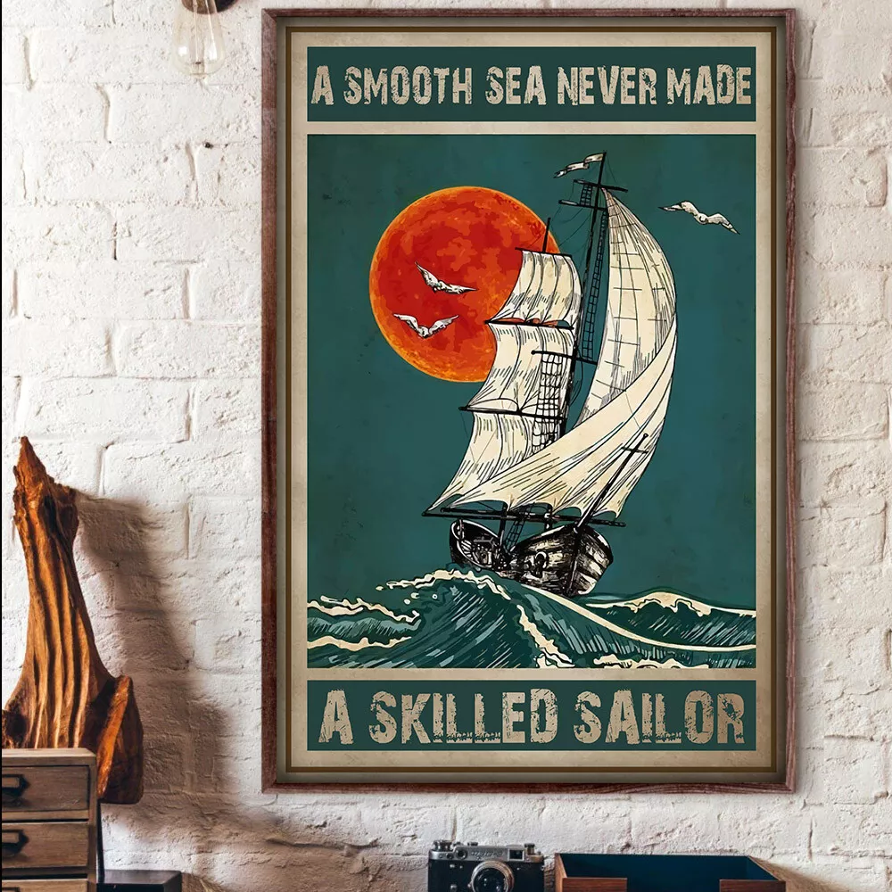 A smooth sea never cheap made a skilled sailor necklace