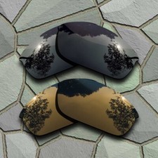 Grey Black Bronze Copper Lenses Replacement For-Oakley Flak Jacket Polarized