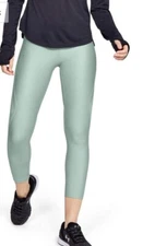 NWT Under Armour Fly Fast Glare Raised Thread Crop Tight Large 1343130 189