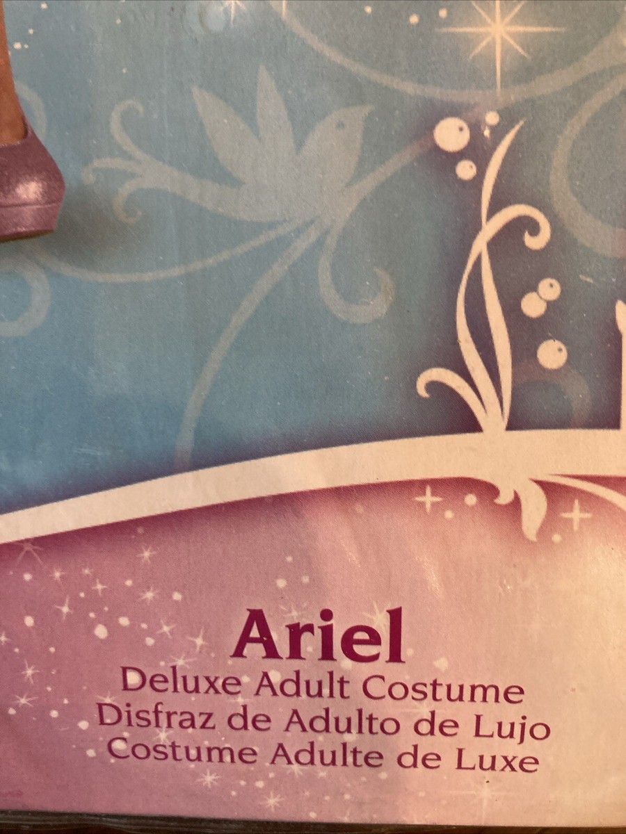 NEW The Little Mermaid ARIEL Deluxe Dress Women's Costume Adult