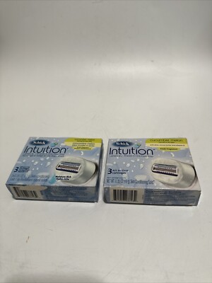 Schick Intuition, Cucumber Melon, 3 Cartridges, 2 Pack