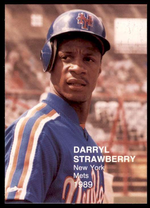 1989 BASEBALL'S BEST ONE DARRYL STRAWBERRY NEW YORK METS #8 OF 21