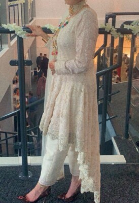Rdc London Asian Dip Hem Party Dress Size M 