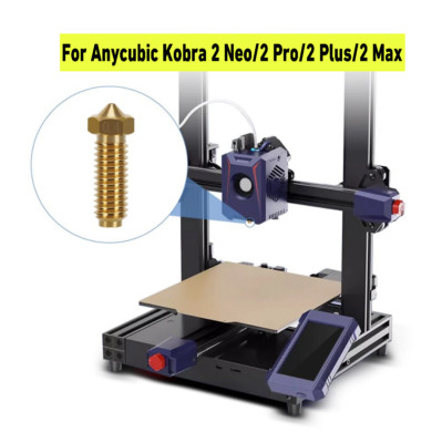 10Pcs For Anycubic Kobra 2 Neo/2 Pro/2 Plus/2 Max Brass Volcano Nozzles 0.4mm