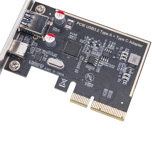 Two Port USB3.1 PCIe Card Add-On Adapter Card For Improved Device Compatibility - Afbeelding 4 van 8