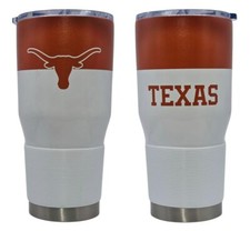 Texas Longhorns 30oz Colorblock Double Wall Stainless Steel Travel Tumbler