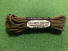 Atwood Rope 1/8 x 100 Ft Para-Type - Dark Green