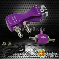 UNIVERSAL PURPLE ADJUSTABLE RACING TURBO 1-30 PSI MANUAL BOOST CONTROLLER KIT