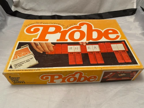 Probe Vintage 1976 Parker Brothers Board Game Probe Game of Words Complete 202