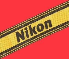 Nikon Official Neck Strap AN-6Y Yellow Expedited shipping 964