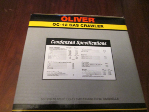 SpecCast 1/16 Oliver OC-12 Diesel Crawler Dozer w/Umbrella - Highly Detailed NIB - Picture 13 of 14