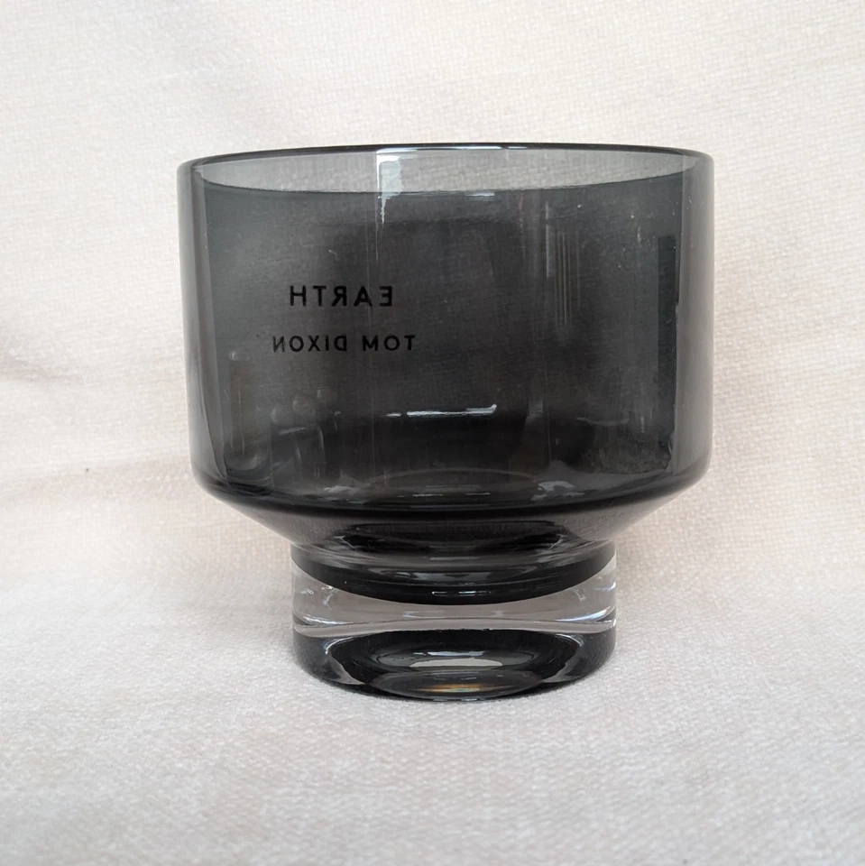 Tom Dixon Elements Air Candle Holder Large 6" grey **Just Holder No Candle** - Image 3 of 4