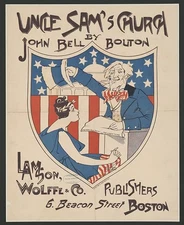 Photo:Uncle Sam's church by John Bell Bouton