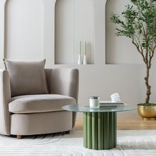 Habitat Cicely Round Coffee Table - Green