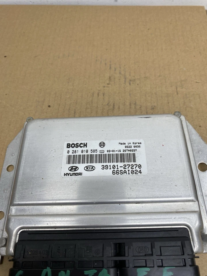 2003 HYUNDAI SANTA FE 2.0 DIESEL ENGINE CONTROL UNIT ECU 39101-27270 - Image 2 of 4