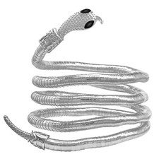 Bendable Snake Necklace for women Punk Snake Choker Snake Bracelet Halloween Med