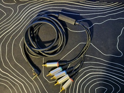 Sony PSP Component AV Cable YPbPr HDTV Out 8.2ft Black PSP-2000/3000
