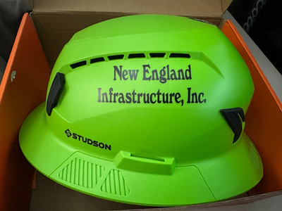 BRANDED Studson SHK-1 Vented Full Brim Class C Type II - Green Safety Helmet