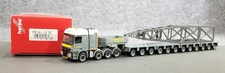 HERPA HO 1:87 1581767 MB A-L 02 SZ 16 AXLE LOW LOAD SEMI & TRAILER 11.5" IOB