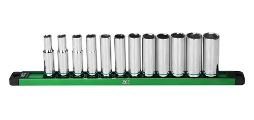 SK01347 SK 12 Piece Metric 3/8-In Drive Set Deep Socket Set - 1PK