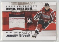 2009-10 ITG Heroes and Prospects Jersey Silver Peter Holland #SSM-15 08ee