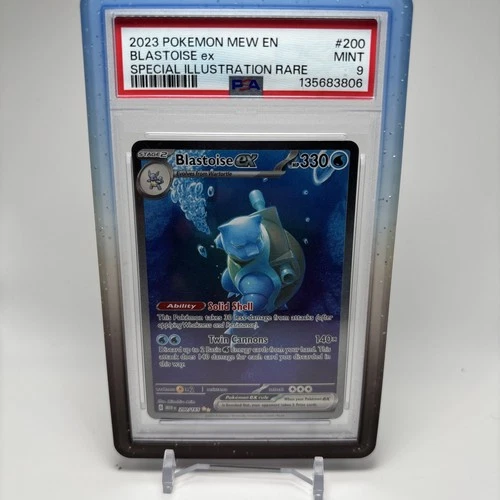 PSA 9 Blastoise ex 2023 Pokemon Mew 151 Special Illustration Rare #200/165