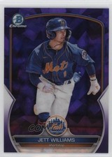 2023 Bowman Sapphire Edition Chrome Prospects Purple /25 Jett Williams 0m0