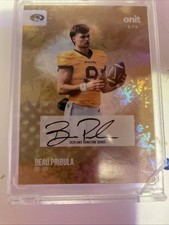 2024 Leaf Vivid - Autographs Beau Pribula #BA-BP1 Yellow Crystals /10 (AU, RC)