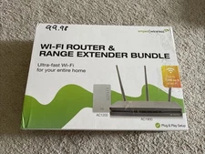 Amped Wireless WiFi Router & Range Extender Bundle AC1900 & AC1200