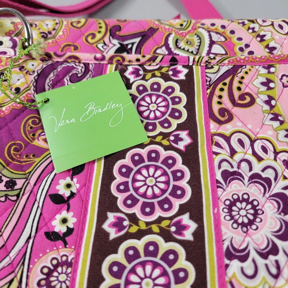Mini Estuche para Laptop Vera Bradley Muy Berry Paisley Correa Ajustable Carcasa Rígida Nuevo con Etiquetas Foto 4 de 4