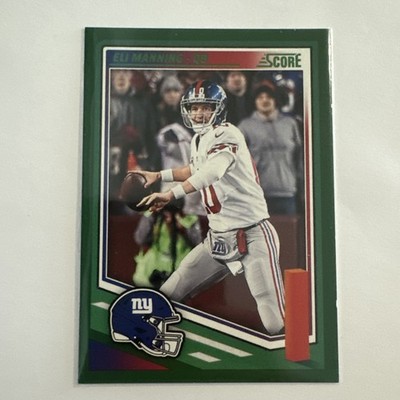 Eli Manning 2025 Score Green Parallel Panini New York Giants Football NFL