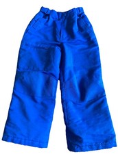 Swiss Tech Unisex Kids Small 6/7 Adjustable Waist Snow Pants Blue